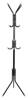 Standing clothes hanger stand - black