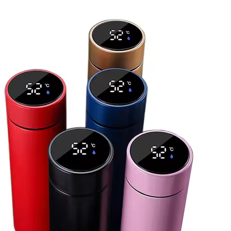 Thermos 500ml LCD thermal mug - gold